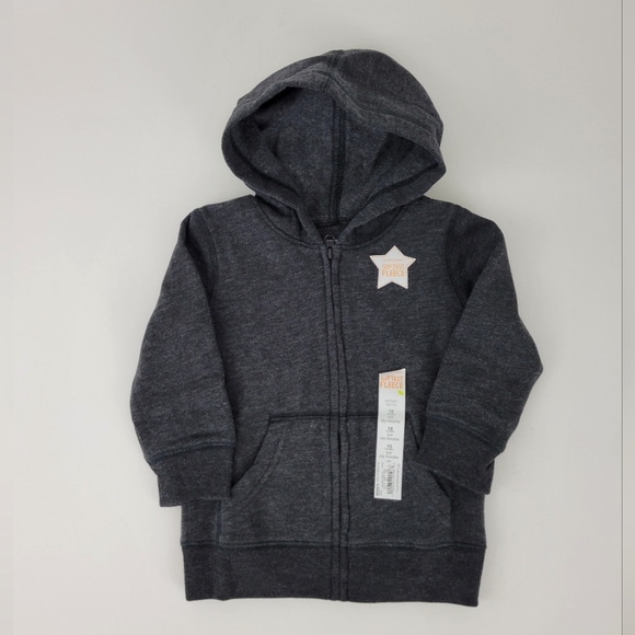 Jumping Beans Softest Zip Hooded Fleece Jacket Size 18M - Picture 1 of 4